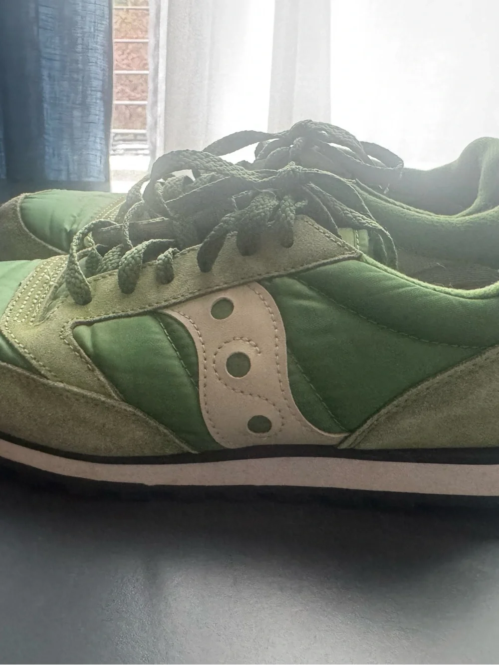 Retro Green Saucony Jazz Low-pro sneakers - men’s 8/ euro 41